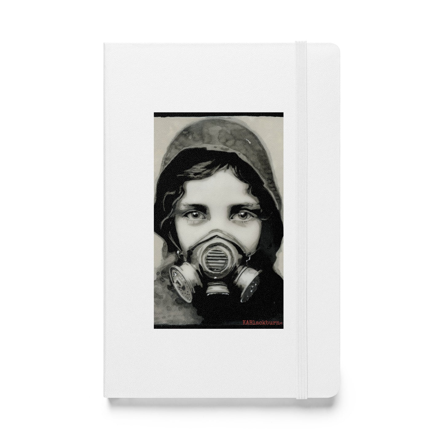 Inhale Exile design by Kirsten Blackburn on hardcover notebook