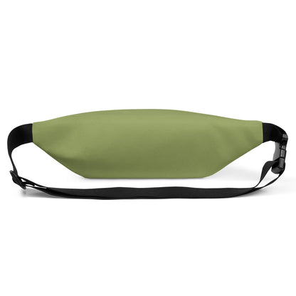 Wahoo ocean design by Kirsten Blackburn on green fanny pack waist bag