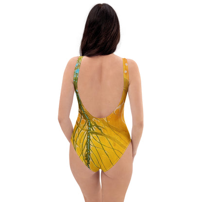 Ocean Bloom design by Kirsten Blackburn on stylish swimsuit