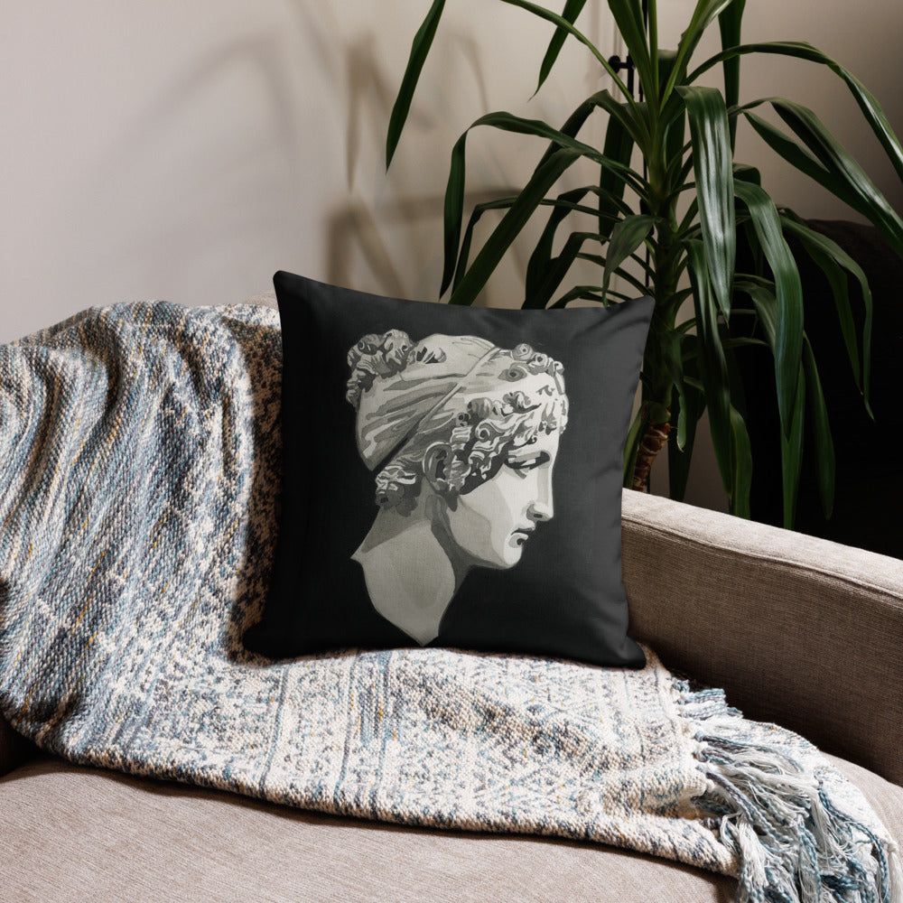 Calliope design by Kirsten Blackburn on 18x18 premium pillow