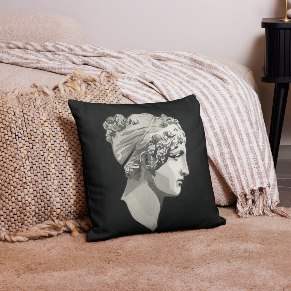Calliope design by Kirsten Blackburn on 18x18 premium pillow