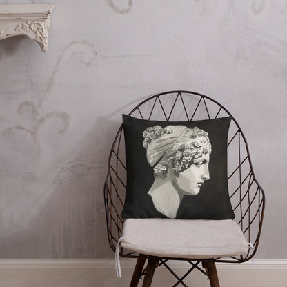 Calliope design by Kirsten Blackburn on 18x18 premium pillow