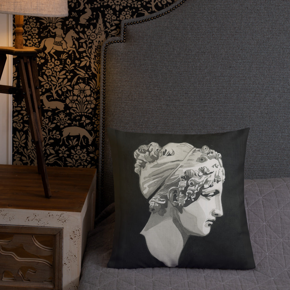 Calliope design by Kirsten Blackburn on 18x18 premium pillow