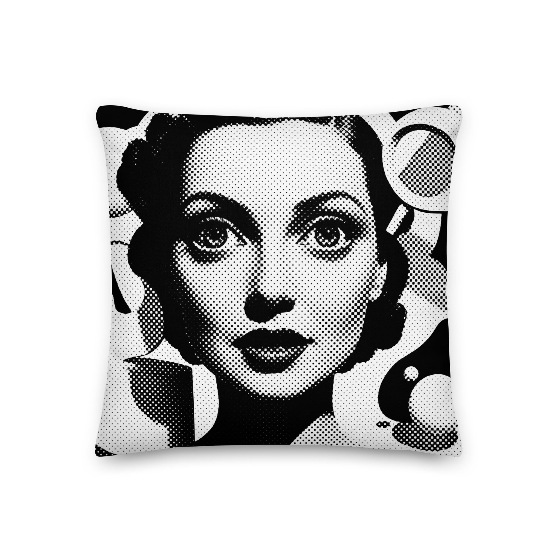 Cora design by Kirsten Blackburn on 18x18 premium pillow