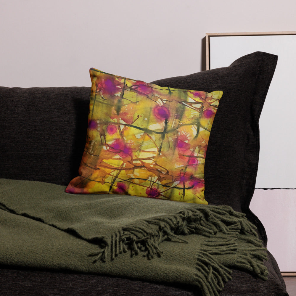 Plaid About You design by Kirsten Blackburn on premium pillow 18x18