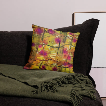 Plaid About You design by Kirsten Blackburn on premium pillow 18x18