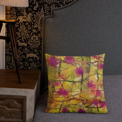 Plaid About You design by Kirsten Blackburn on premium pillow 18x18