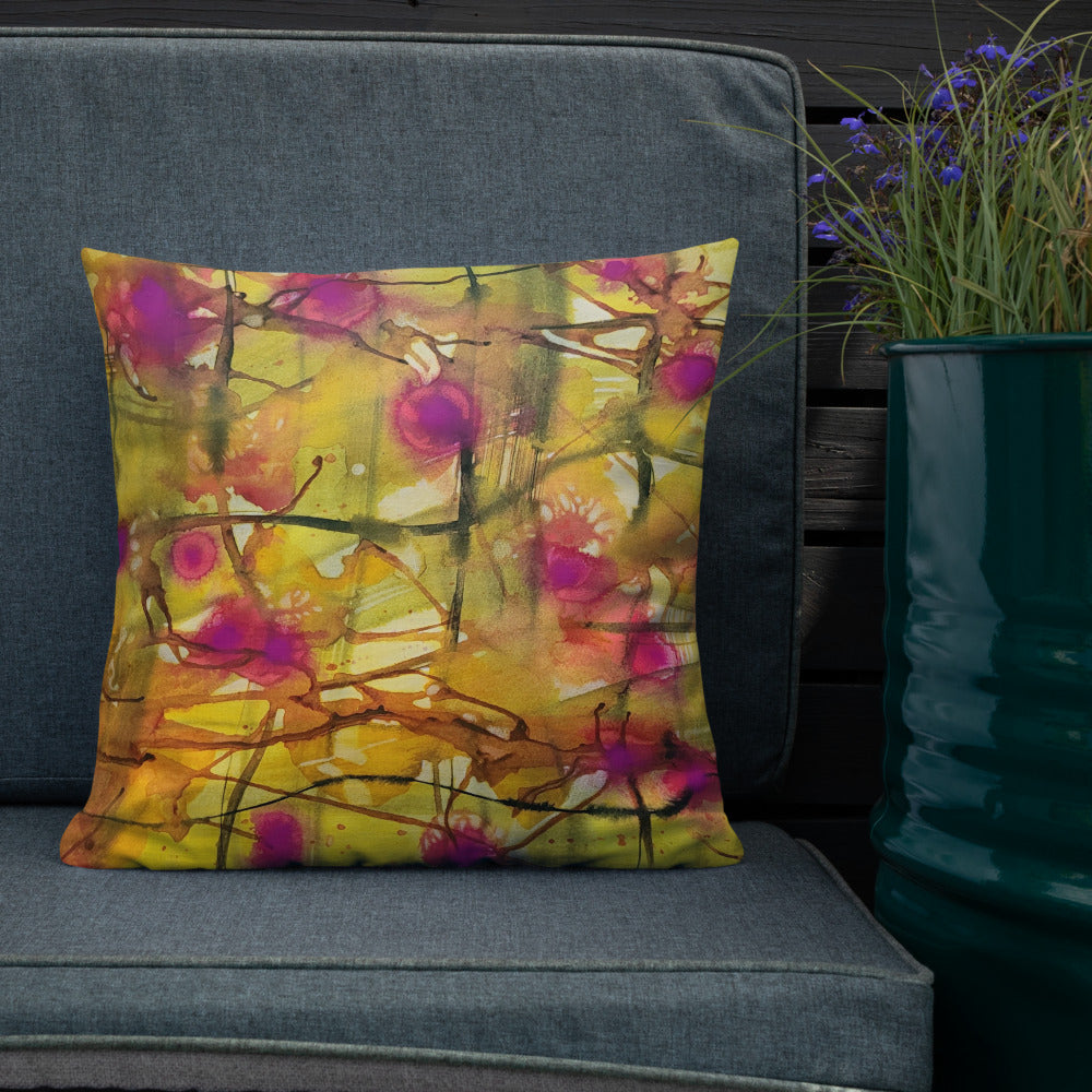 Plaid About You design by Kirsten Blackburn on premium pillow 18x18