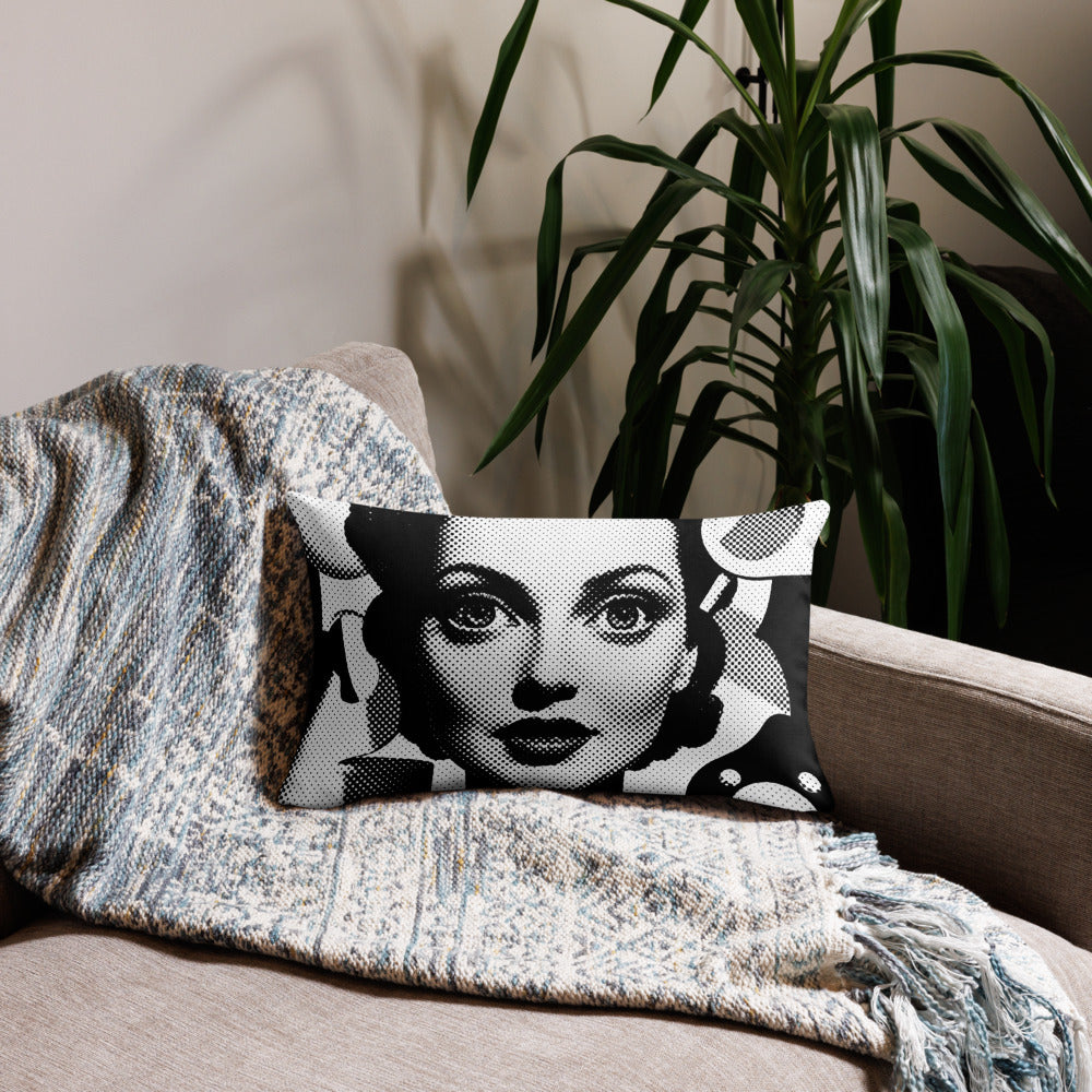 Cora design by Kirsten Blackburn on 20x12 premium pillow