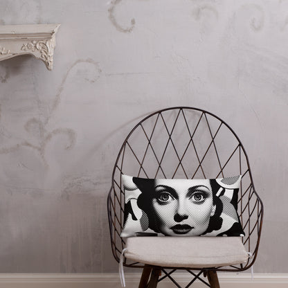 Cora design by Kirsten Blackburn on 20x12 premium pillow
