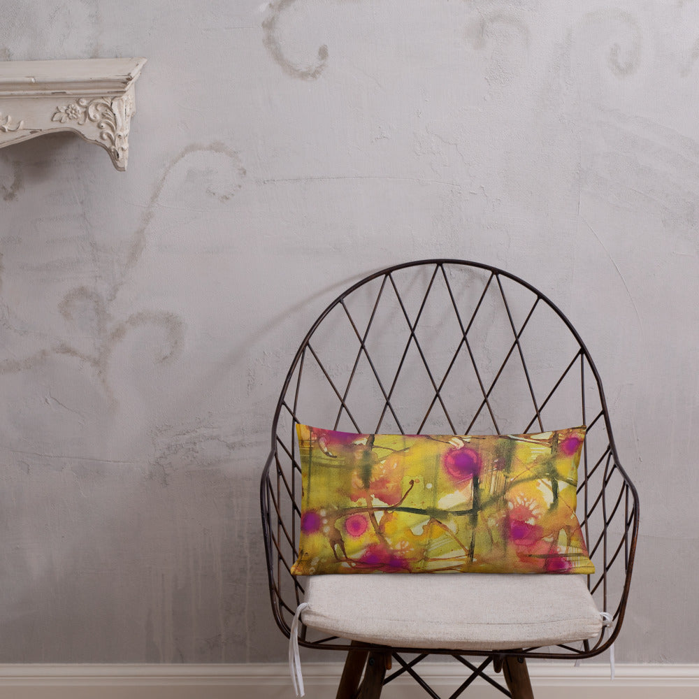 Plaid About You design by Kirsten Blackburn on premium pillow 20 x 12