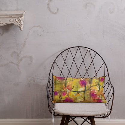 Plaid About You design by Kirsten Blackburn on premium pillow 20 x 12