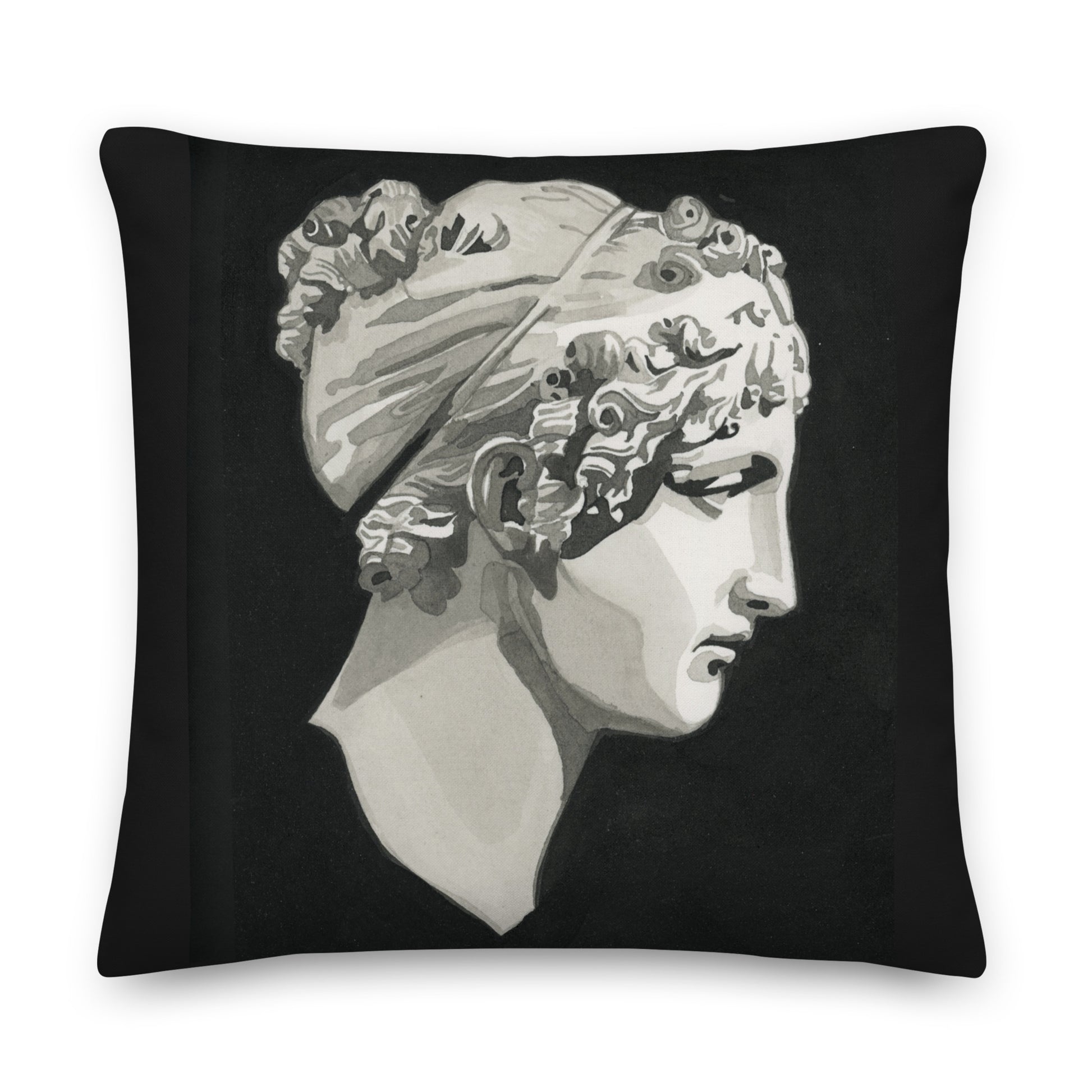 Calliope design by Kirsten Blackburn on 22x22 premium pillow