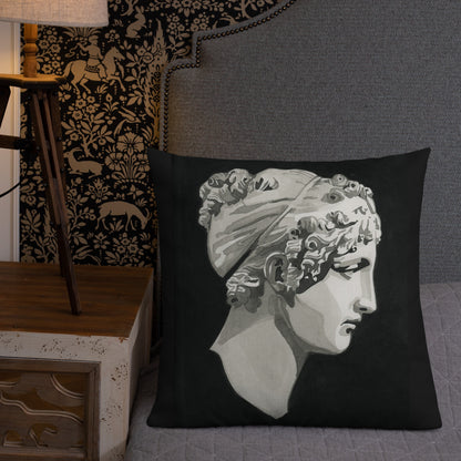 Calliope design by Kirsten Blackburn on 22x22 premium pillow