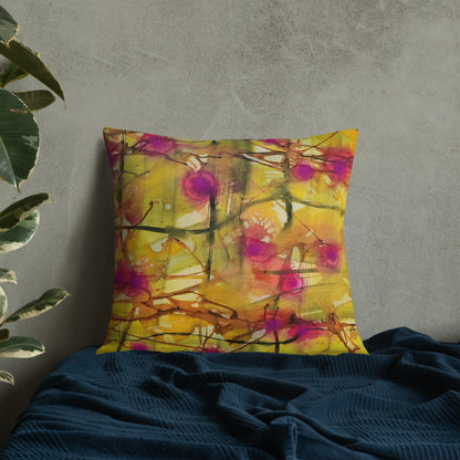 Plaid About You design by Kirsten Blackburn on premium pillow 22 x 22