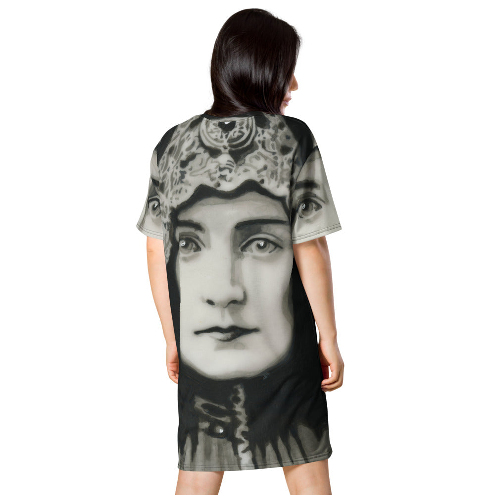 Second Sight design by Kirsten Blackburn on casual t-shirt dress