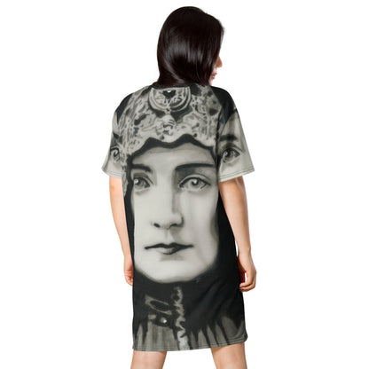 Second Sight design by Kirsten Blackburn on casual t-shirt dress