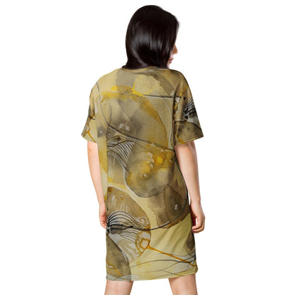Above Below design by Kirsten Blackburn on casual t-shirt dress