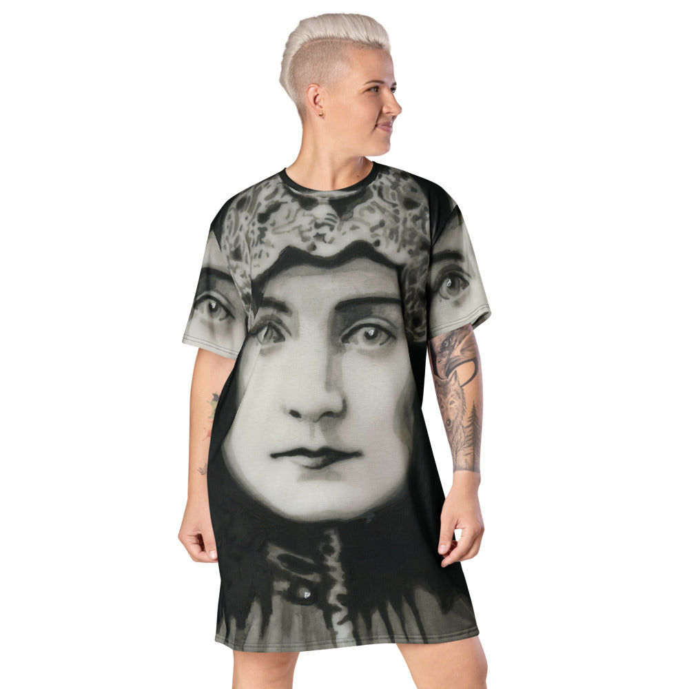 Second Sight design by Kirsten Blackburn on casual t-shirt dress