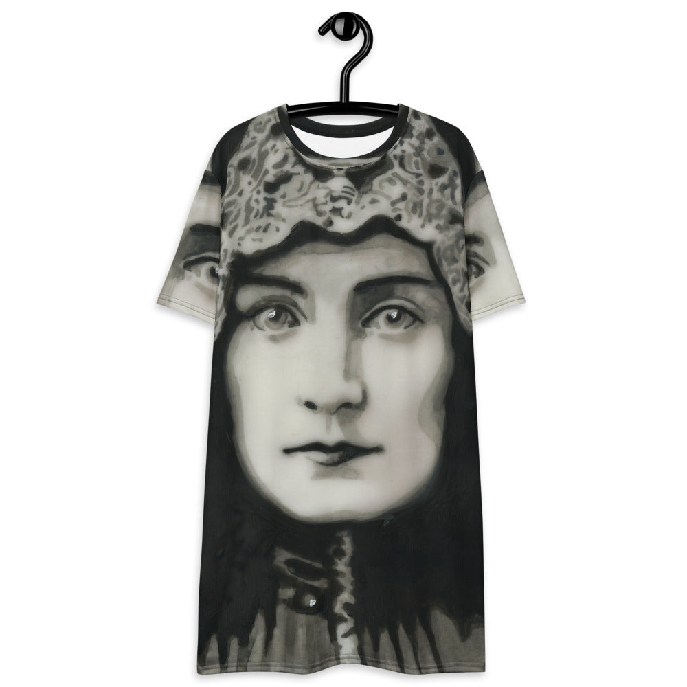 Second Sight design by Kirsten Blackburn on casual t-shirt dress