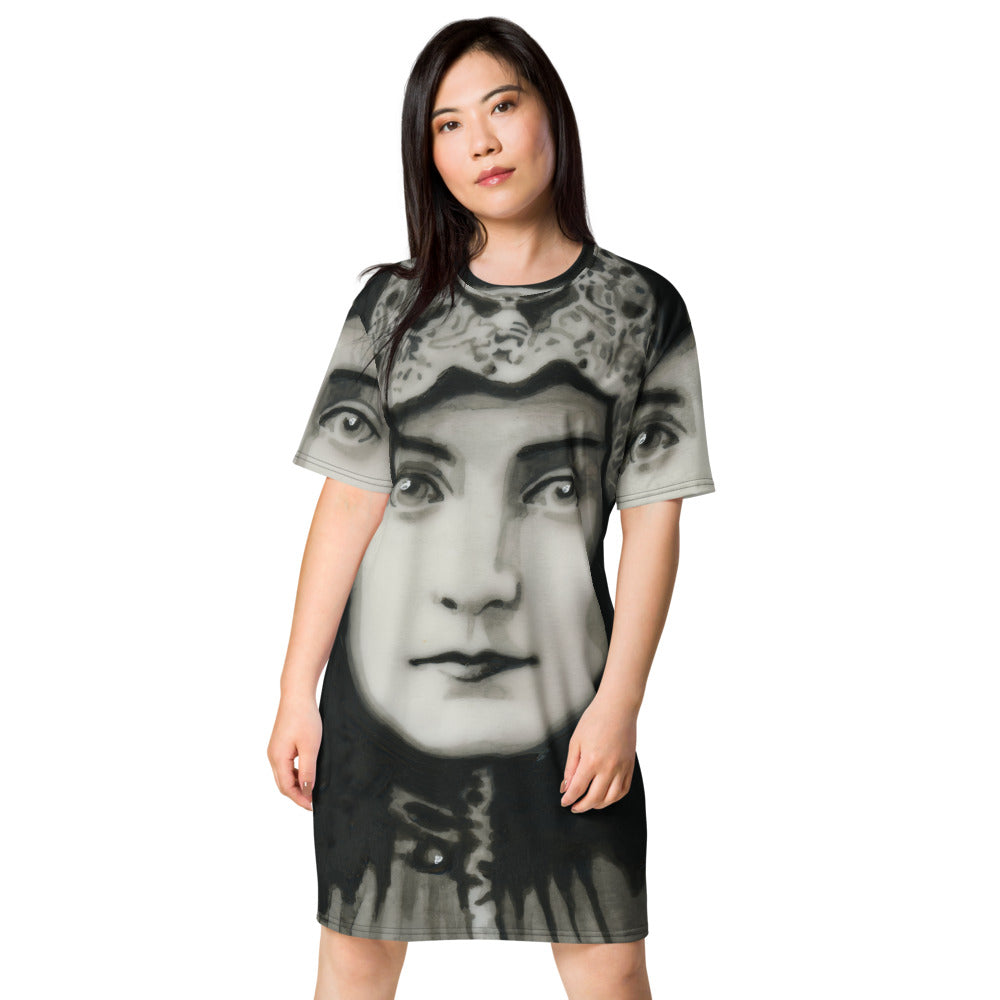 Second Sight design by Kirsten Blackburn on casual t-shirt dress