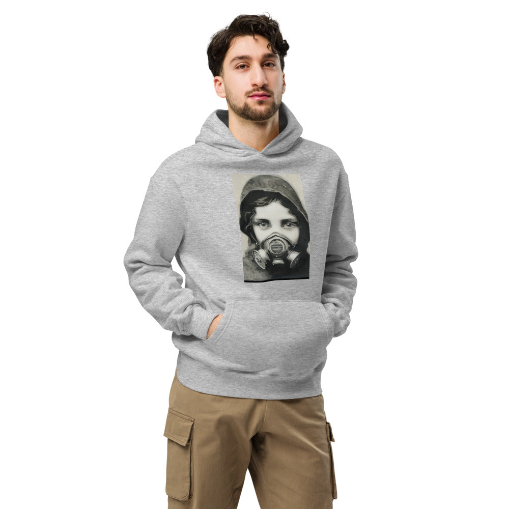 Inhale Exile design by Kirsten Blackburn on unisex premium hoodie