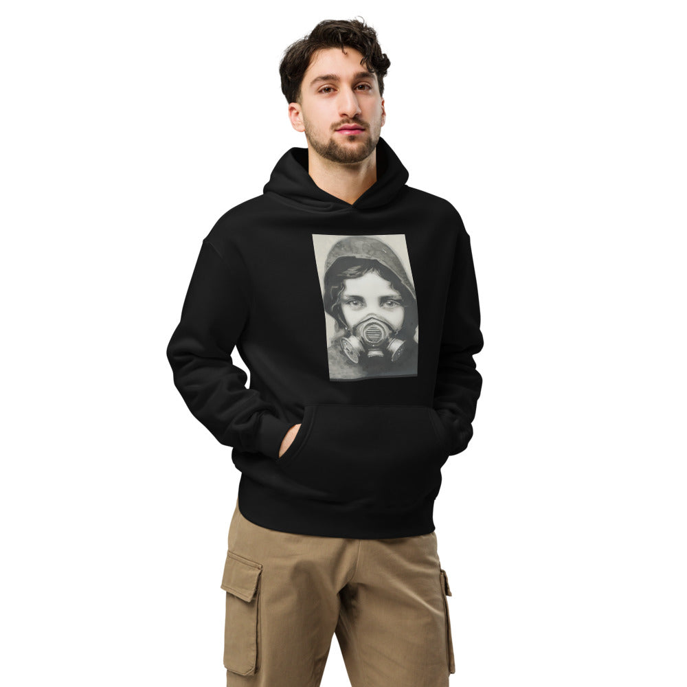 Inhale Exile design by Kirsten Blackburn on unisex premium hoodie