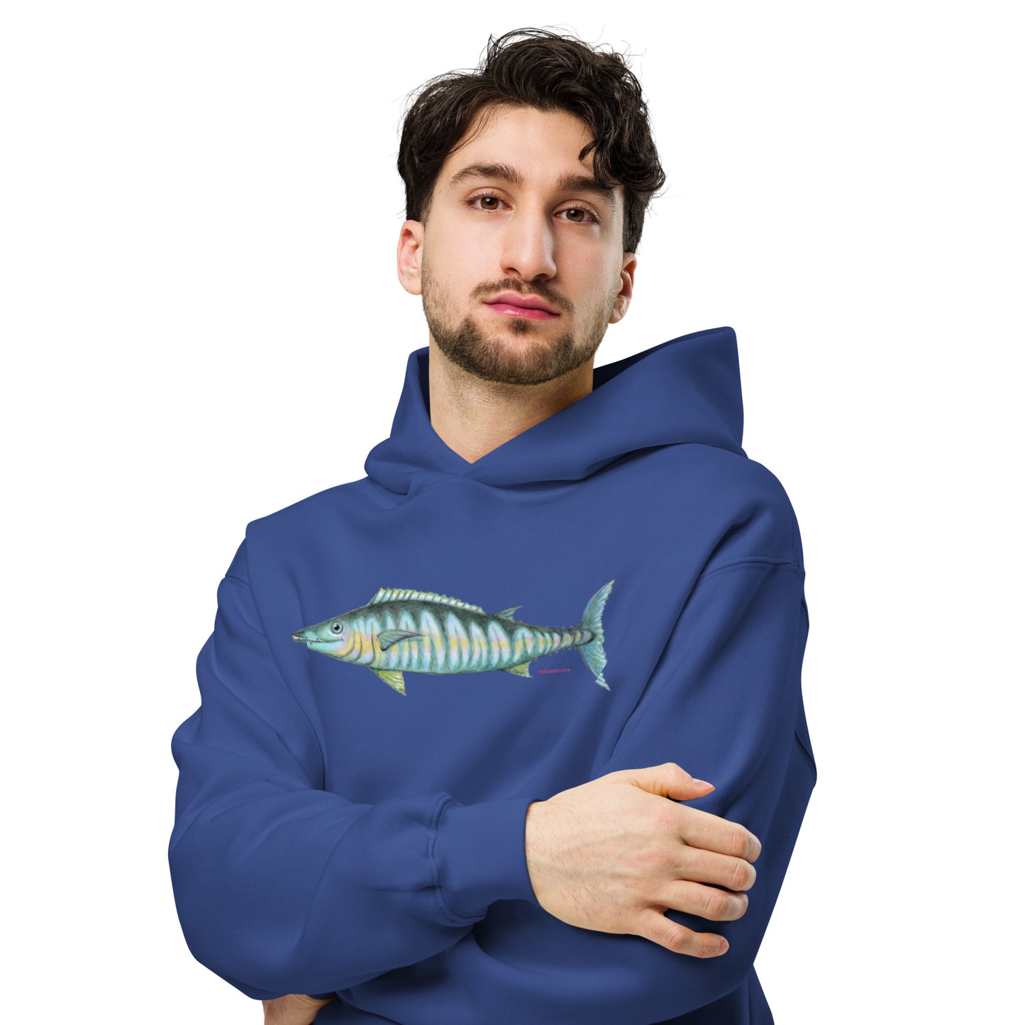 Wahoo design by Kirsten Blackburn on Unisex Premium hoodie