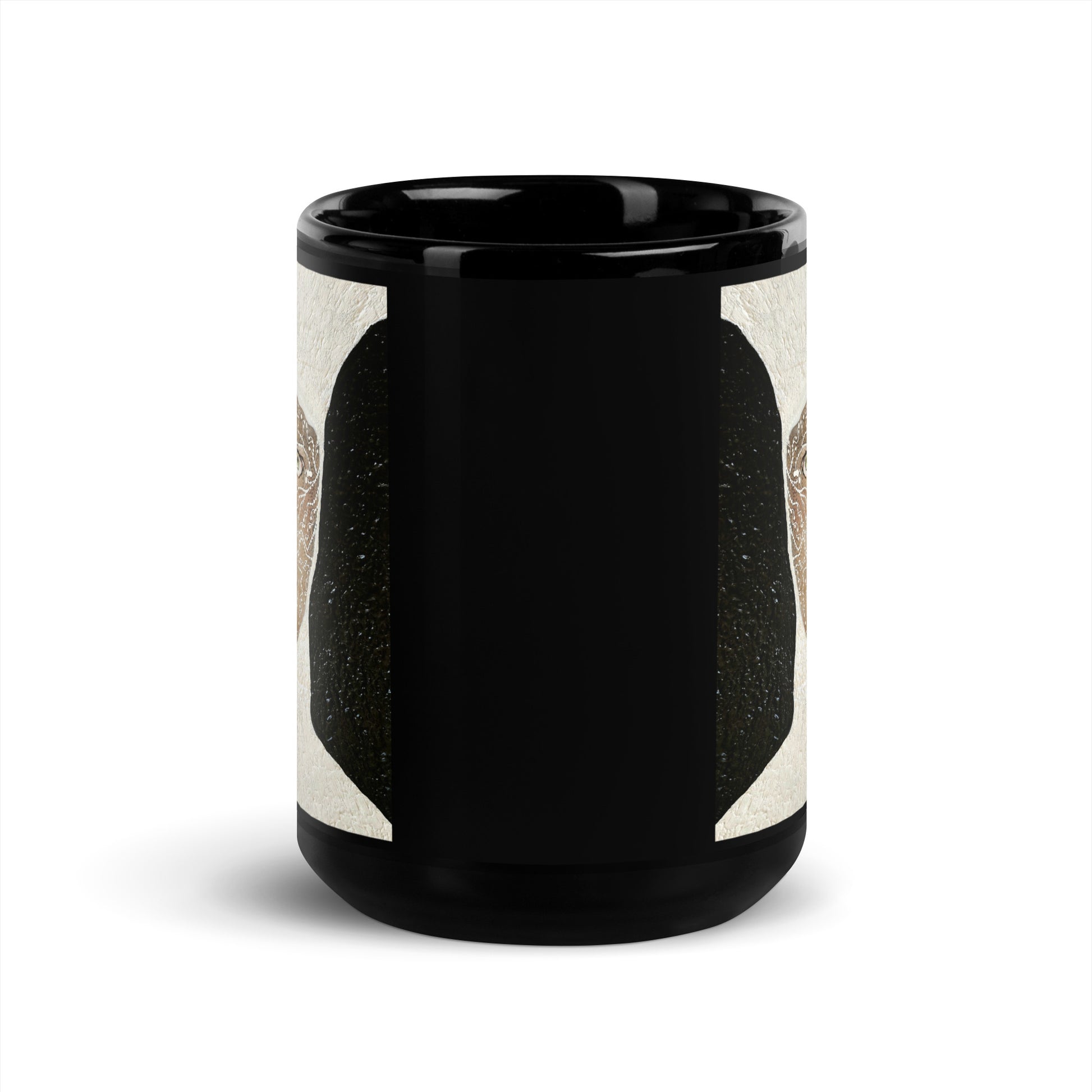 Sister Surreal design by Kirsten Blackburn on 15oz black glossy mug