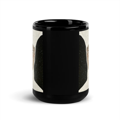 Sister Surreal design by Kirsten Blackburn on 15oz black glossy mug