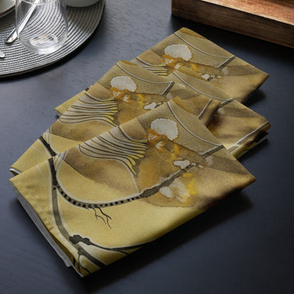 Above Below design by Kirsten Blackburn on cloth napkin set