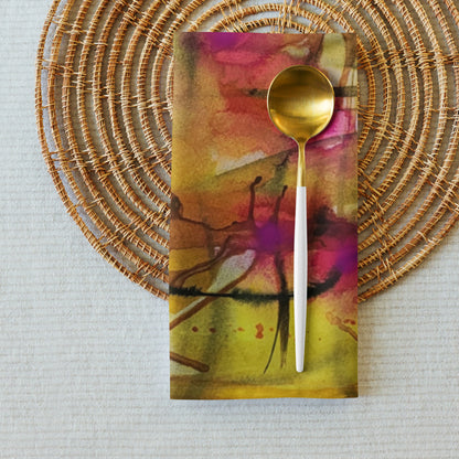 Plaid About You design by Kirsten Blackburn on cloth napkin set