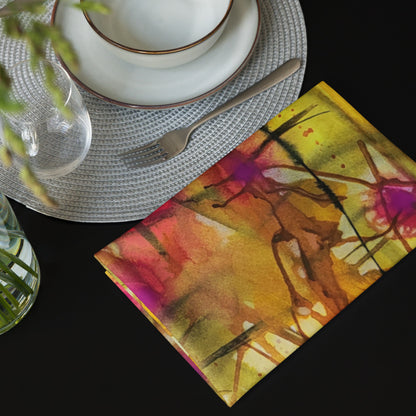 Plaid About You design by Kirsten Blackburn on cloth napkin set