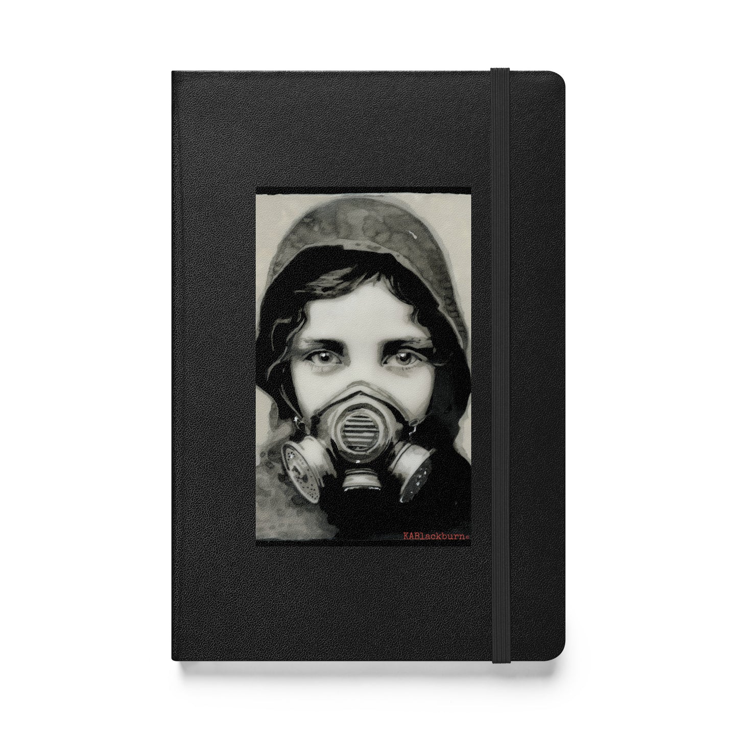 Inhale Exile design by Kirsten Blackburn on hardcover notebook