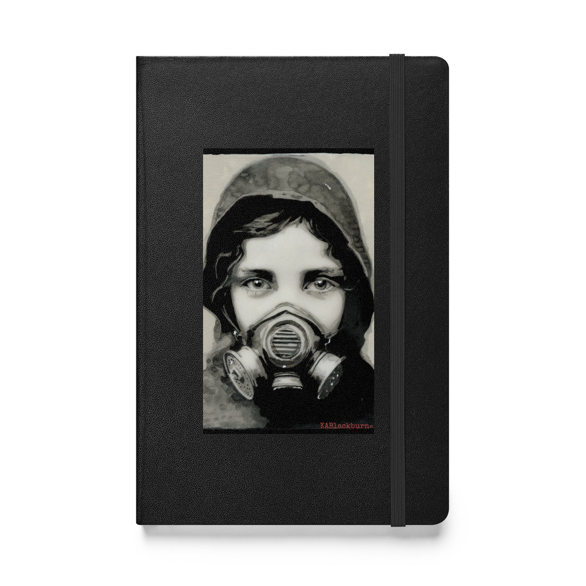 Inhale Exile design by Kirsten Blackburn on hardcover notebook