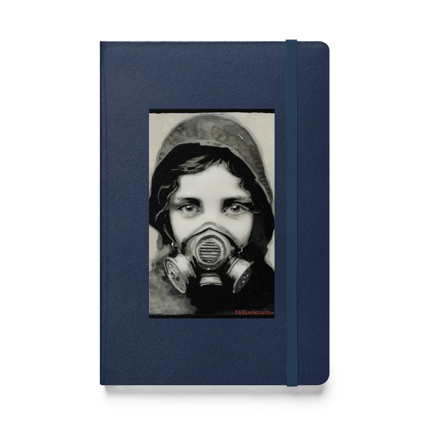 Inhale Exile design by Kirsten Blackburn on hardcover notebook