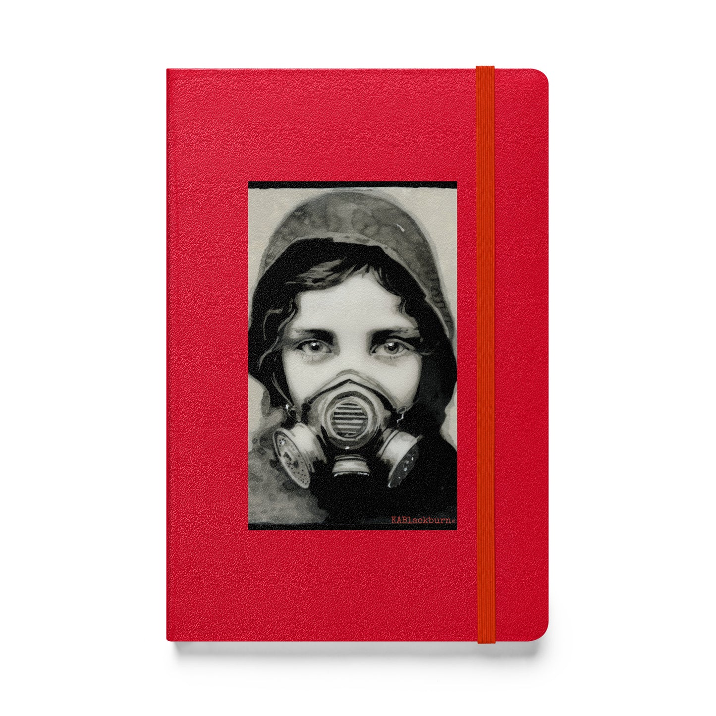 Inhale Exile design by Kirsten Blackburn on hardcover notebook