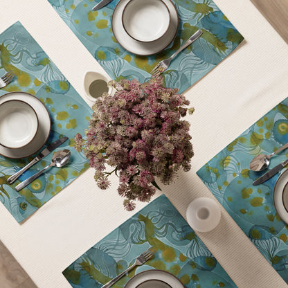 Bluewater design by Kirsten Blackburn on 4-piece placemat set