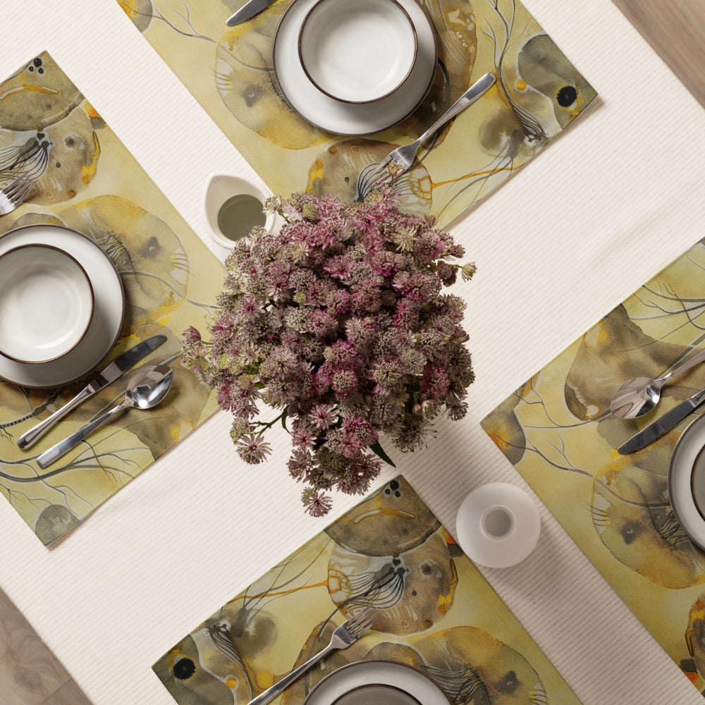Above Below design by Kirsten Blackburn on 4-piece placemat set
