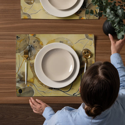 Above Below design by Kirsten Blackburn on 4-piece placemat set