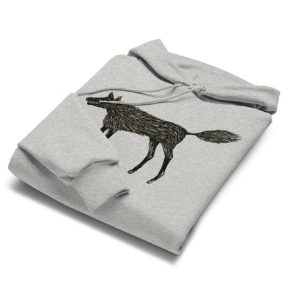 Wolf of My Dreams design by Kirsten Blackburn on Champion hoodie