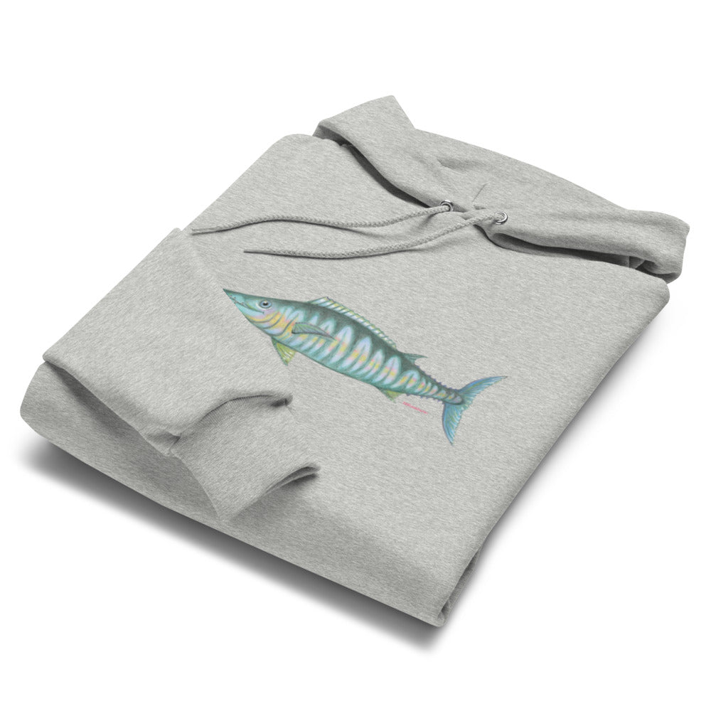 Wahoo design by Kirsten Blackburn on Champion hoodie