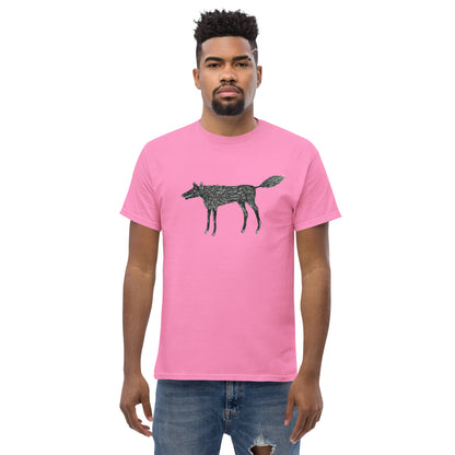 Wolf Of My Dreams graphic by Kirsten Blackburn printed on unisex cotton t-shirt
