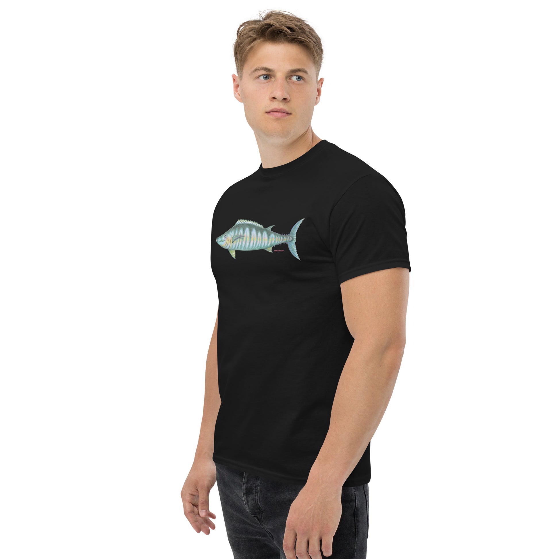 Wahoo design by Kirsten Blackburn on unisex classic tee