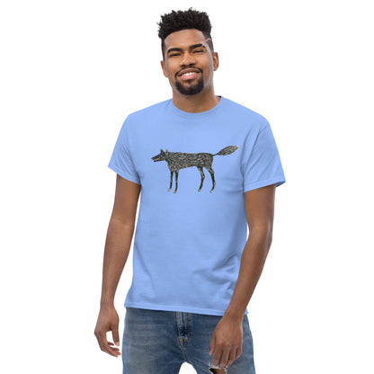 Wolf Of My Dreams graphic by Kirsten Blackburn printed on unisex cotton t-shirt