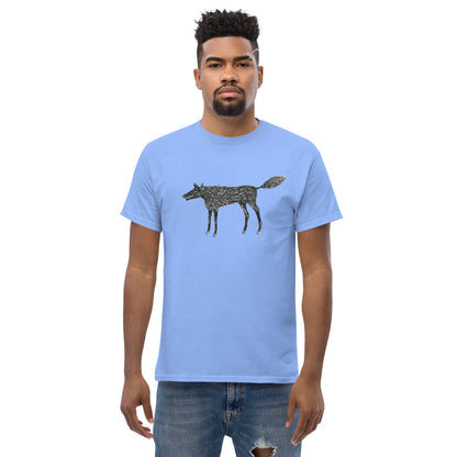 Wolf Of My Dreams graphic by Kirsten Blackburn printed on unisex cotton t-shirt
