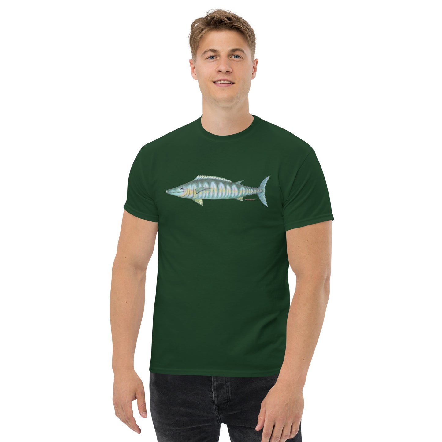 Wahoo design by Kirsten Blackburn on unisex classic tee