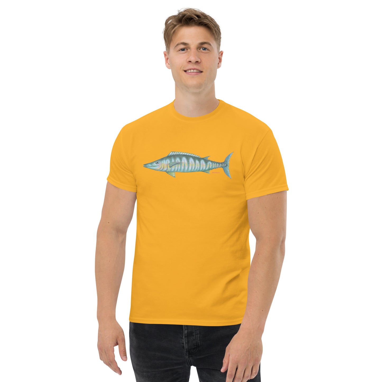 Wahoo design by Kirsten Blackburn on unisex classic tee