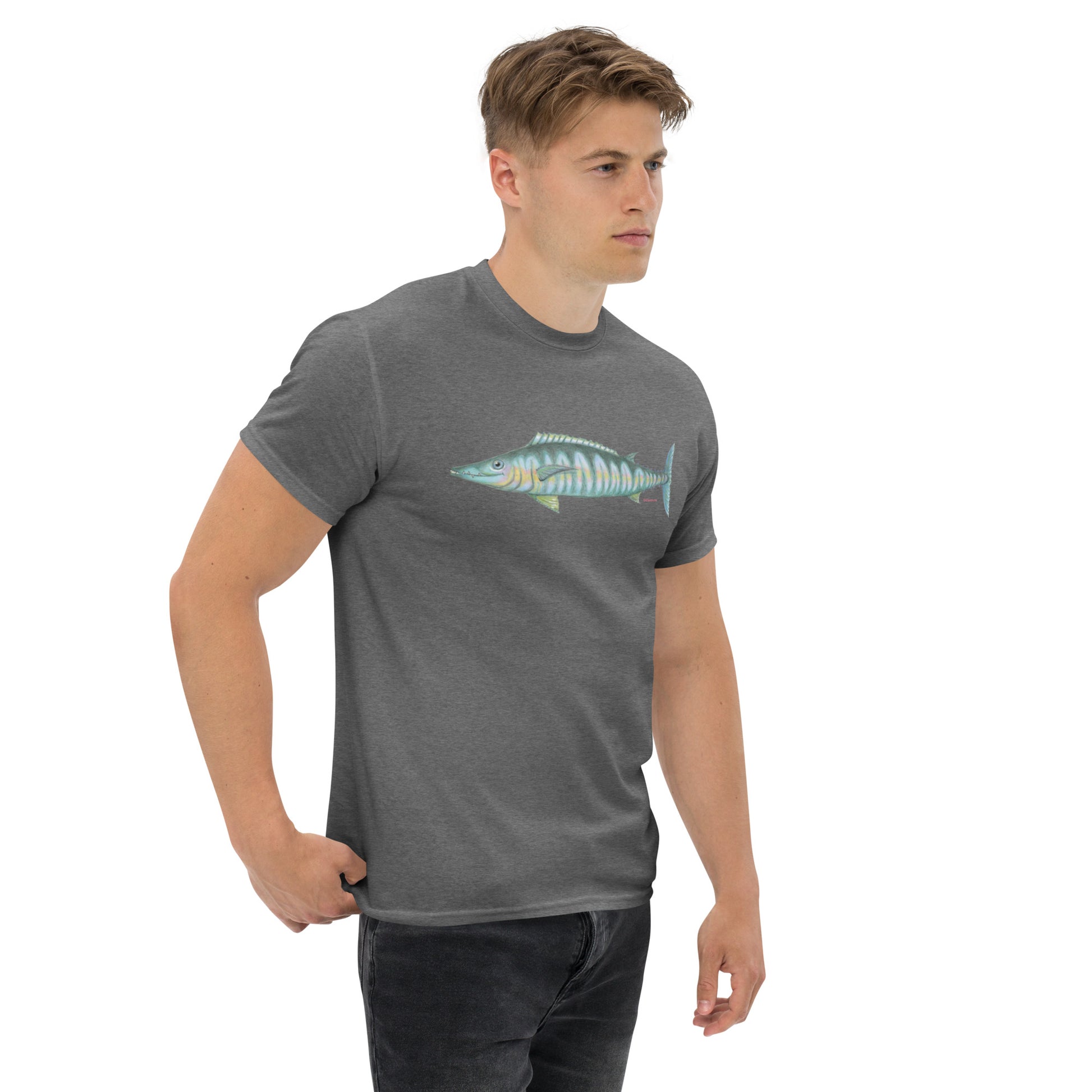 Wahoo design by Kirsten Blackburn on unisex classic tee