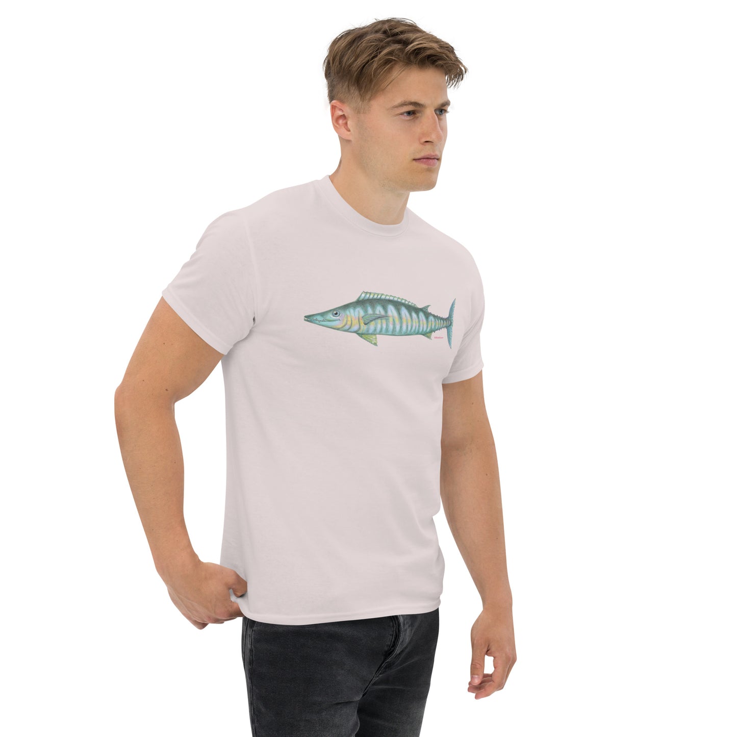 Wahoo design by Kirsten Blackburn on unisex classic tee